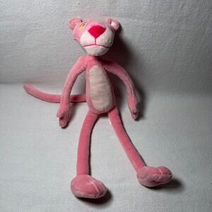 Pink Panther Plush Toy Owens Corning MGM Snap Creative Pink Stuffed Animal 13"